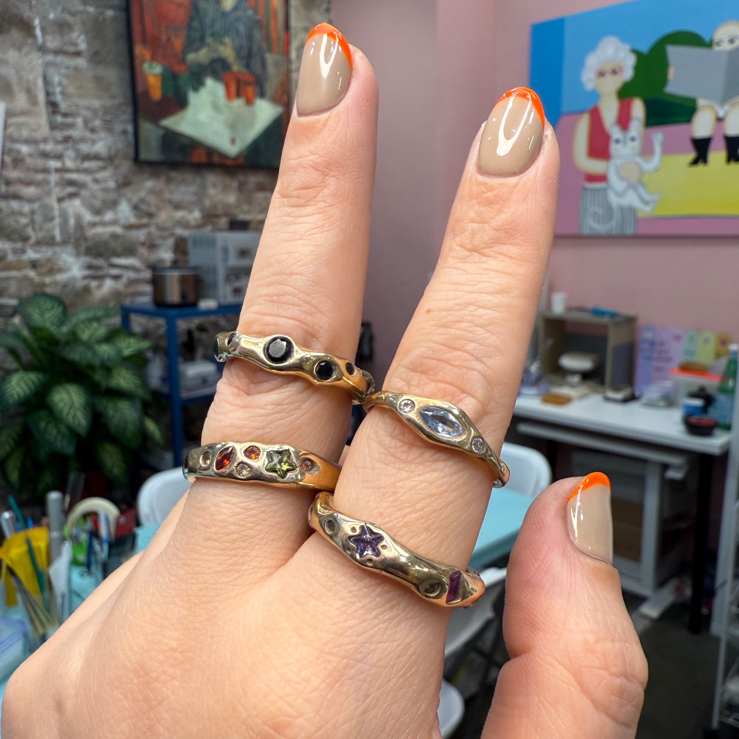 Haz tu propio anillo de metalclay