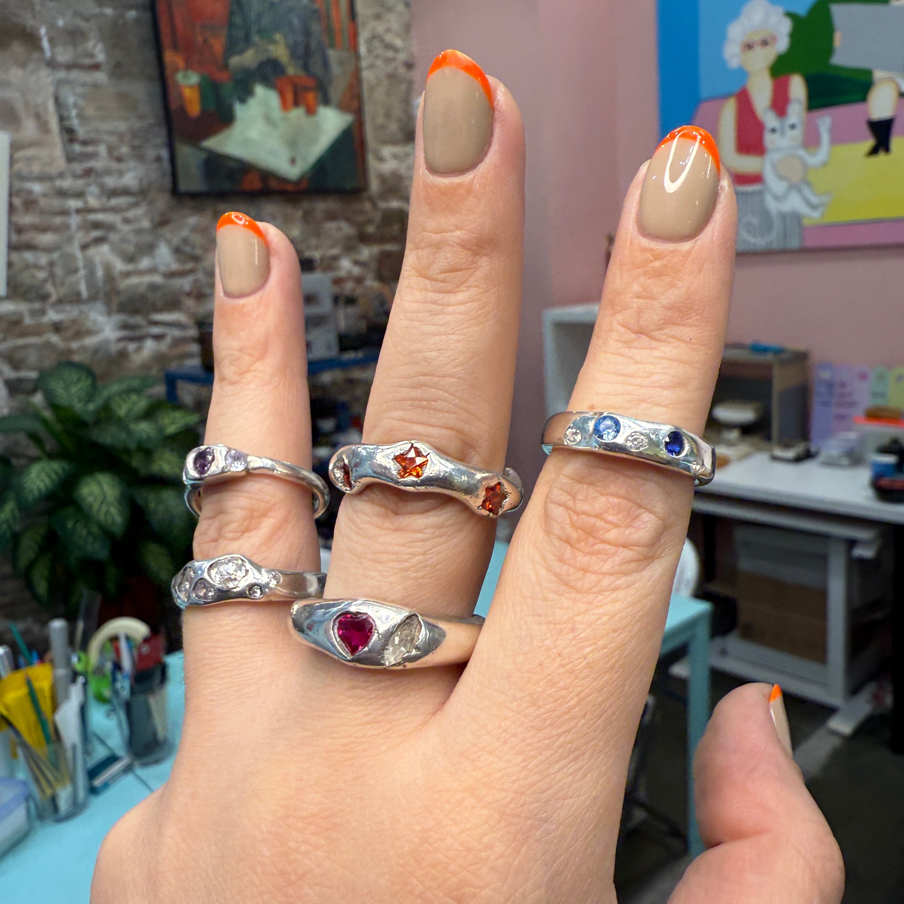 Haz tu propio anillo de metalclay