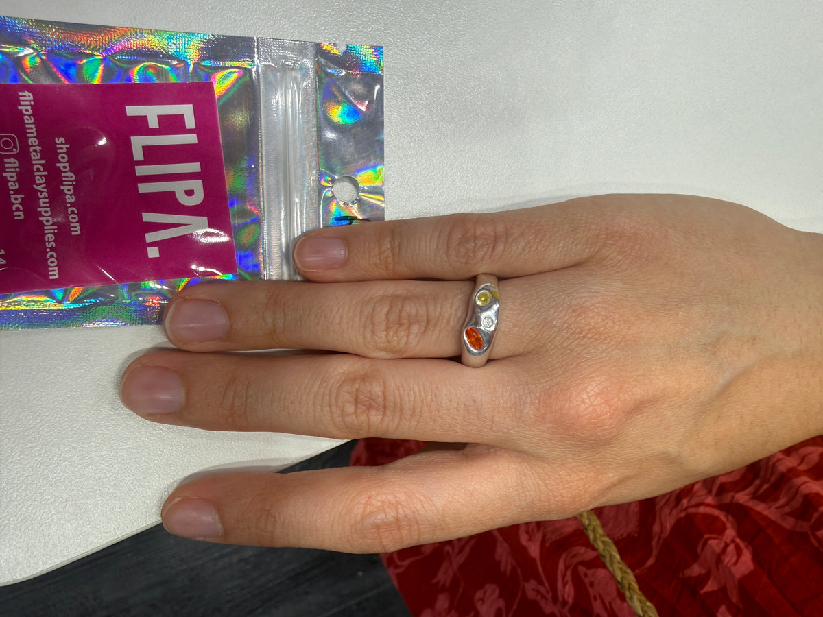 Make your own metal clay ring