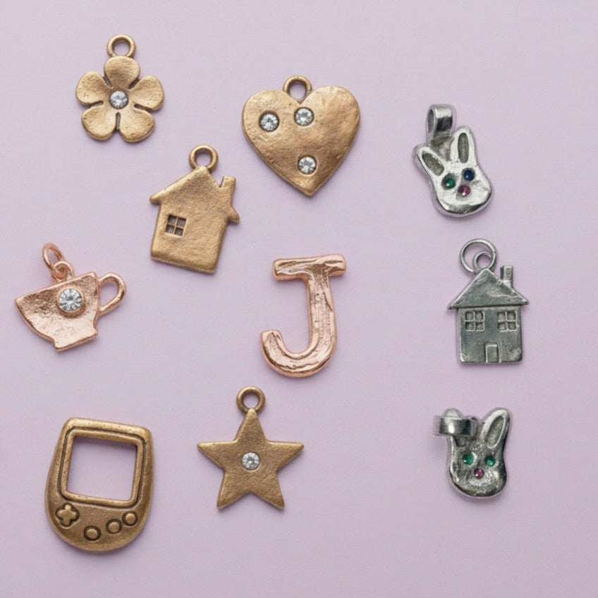 Haz tu propio charm de Metal clay