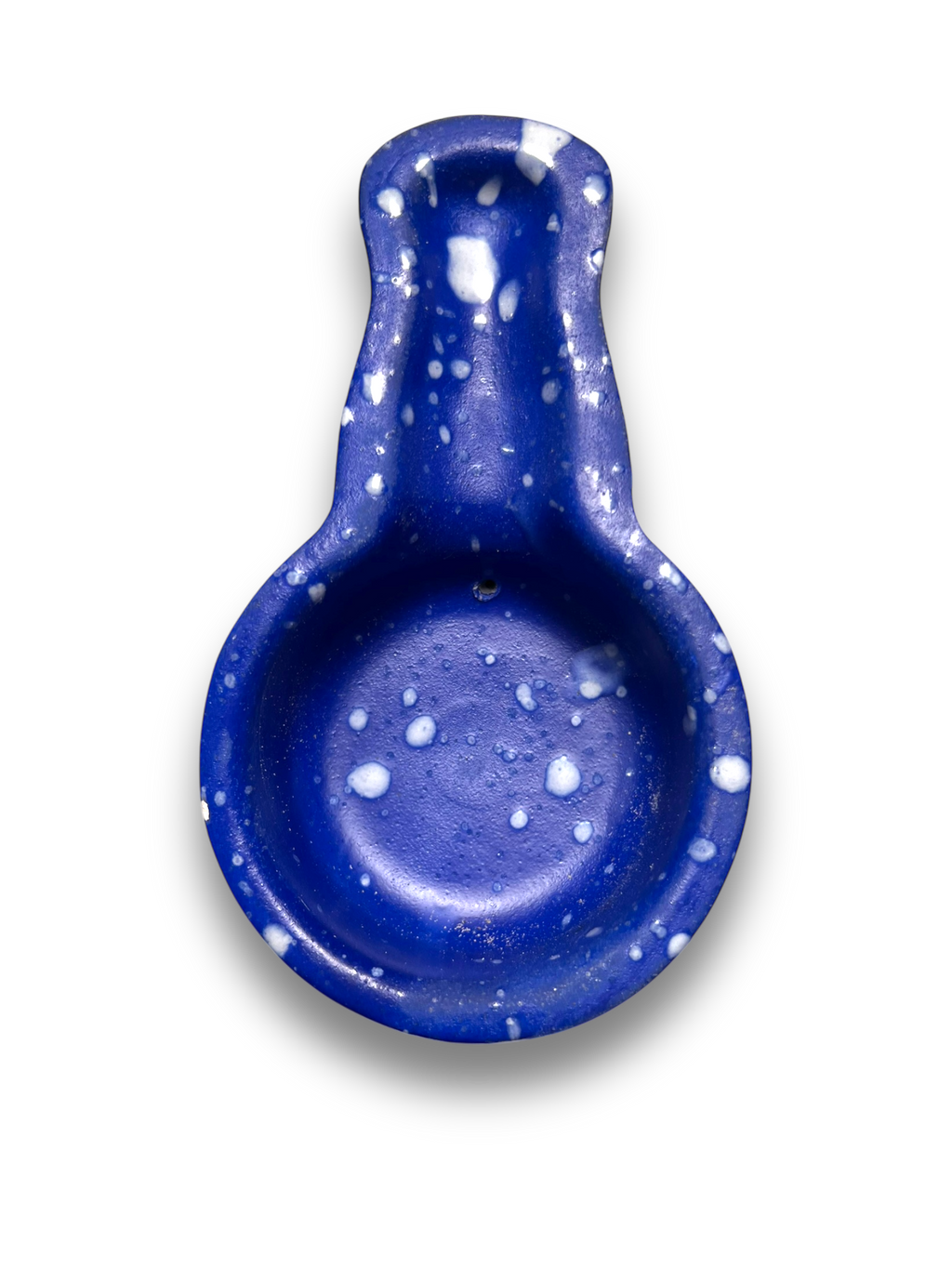 Porte-encens en forme de louche mouchetée 