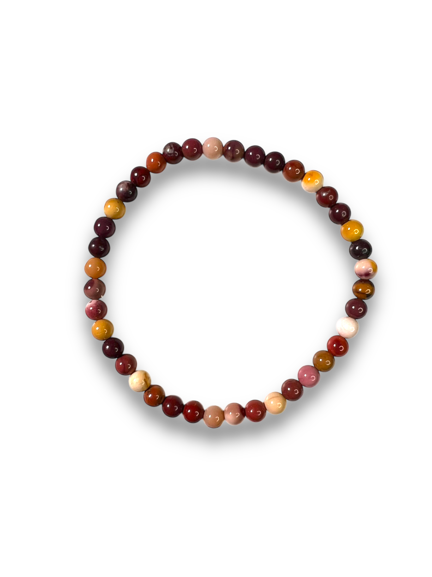 Jaspe Mookaita Pulsera 4mm