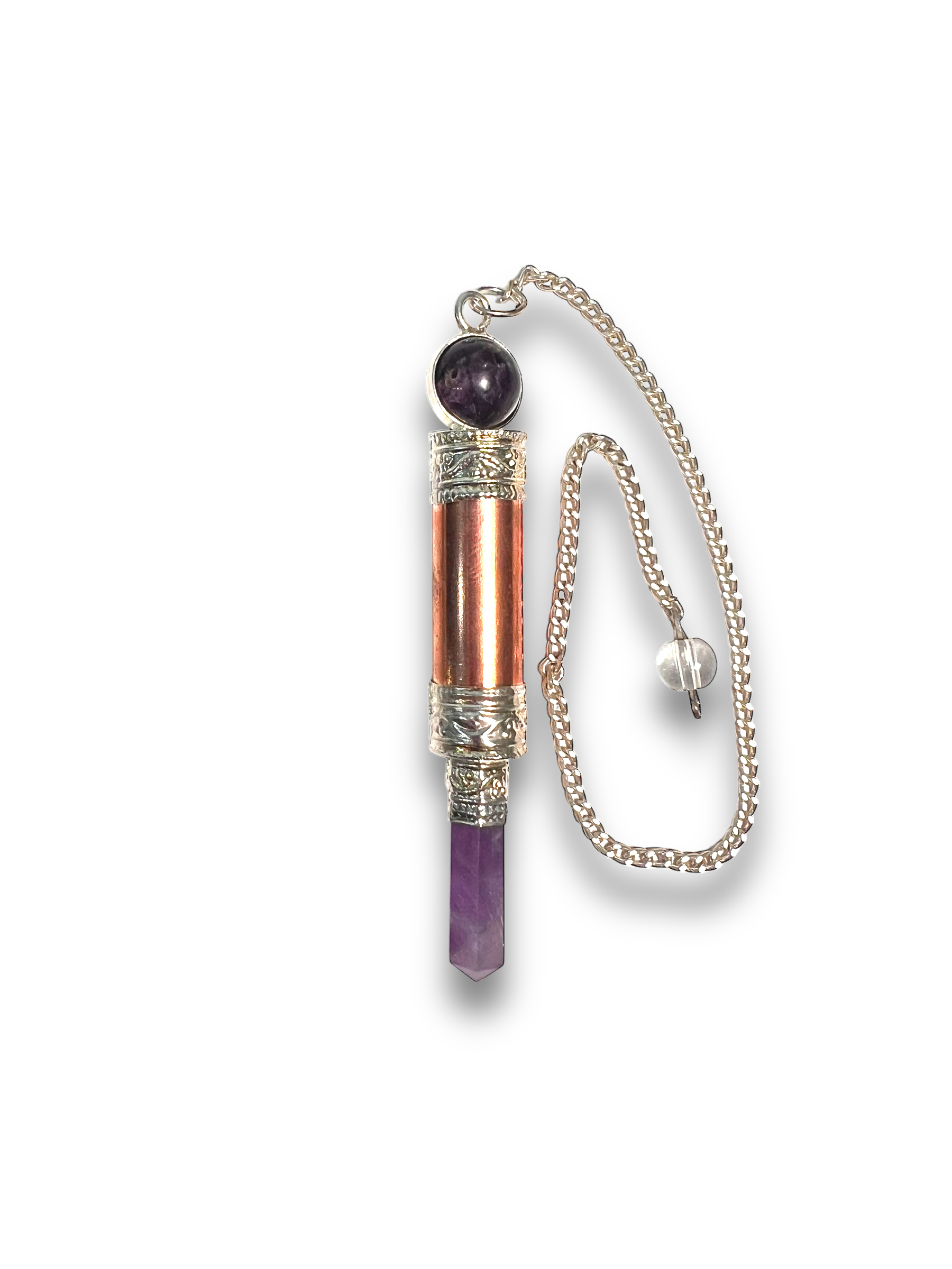 Cobre con Amatista - Péndulo