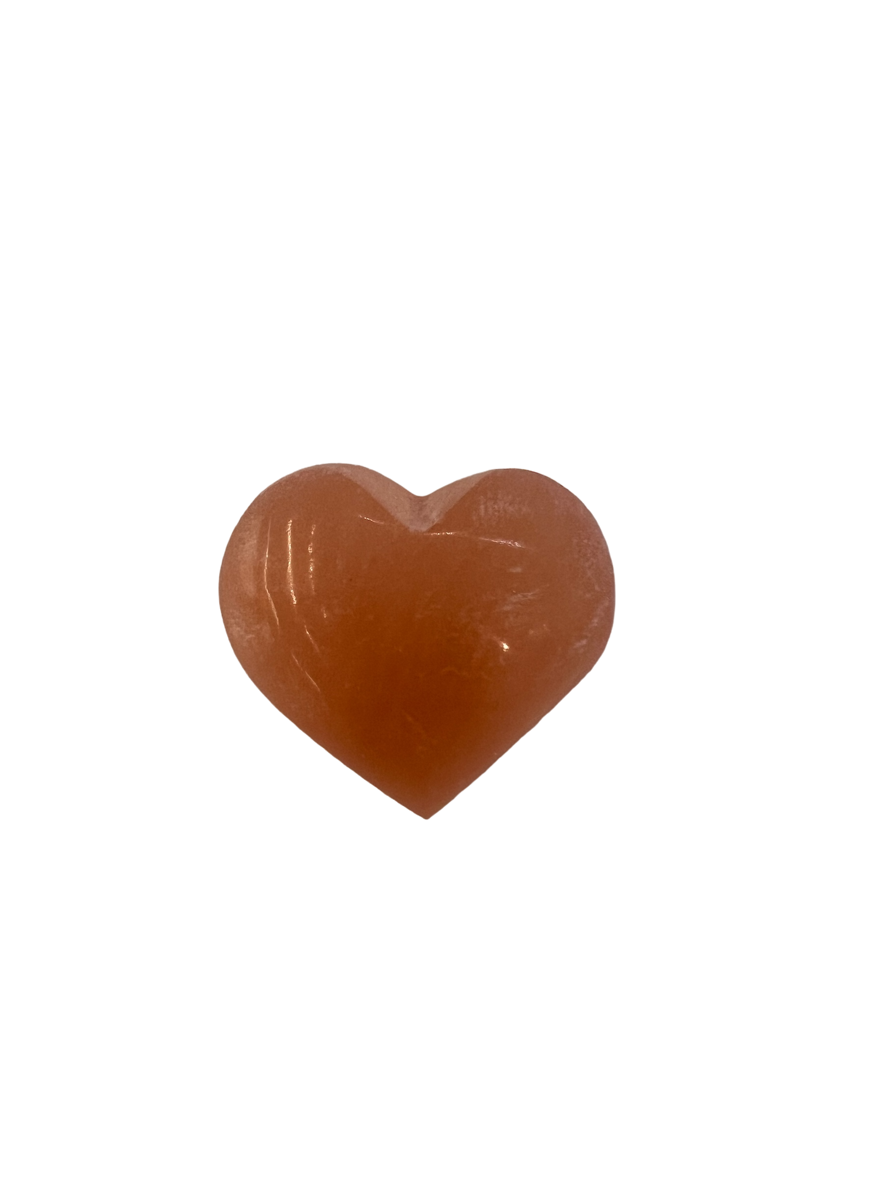 Selenita Naranja Corazón
