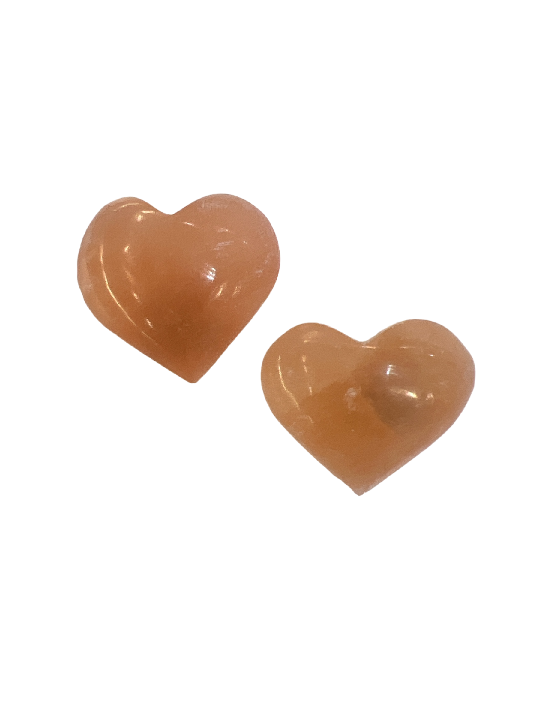 Selenita Naranja Corazón