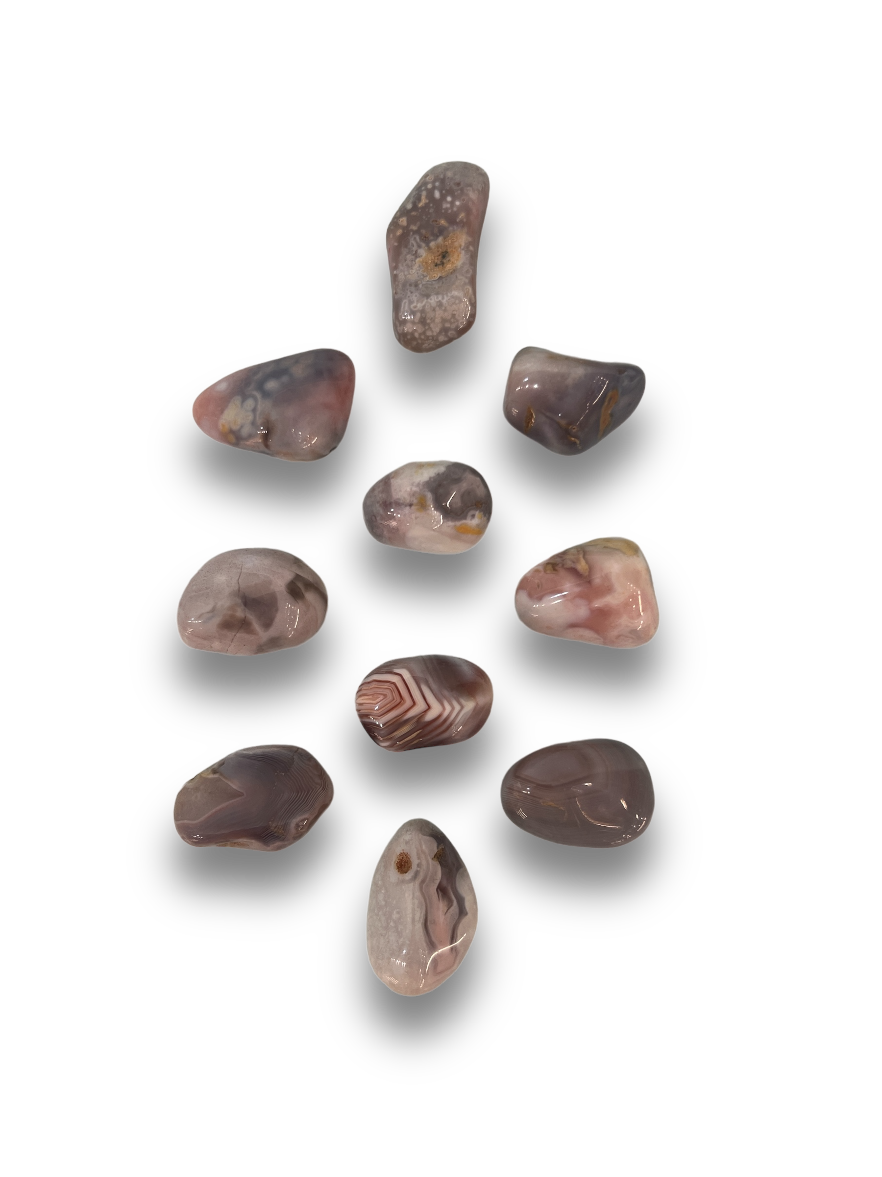Agata de Botswana Mediana