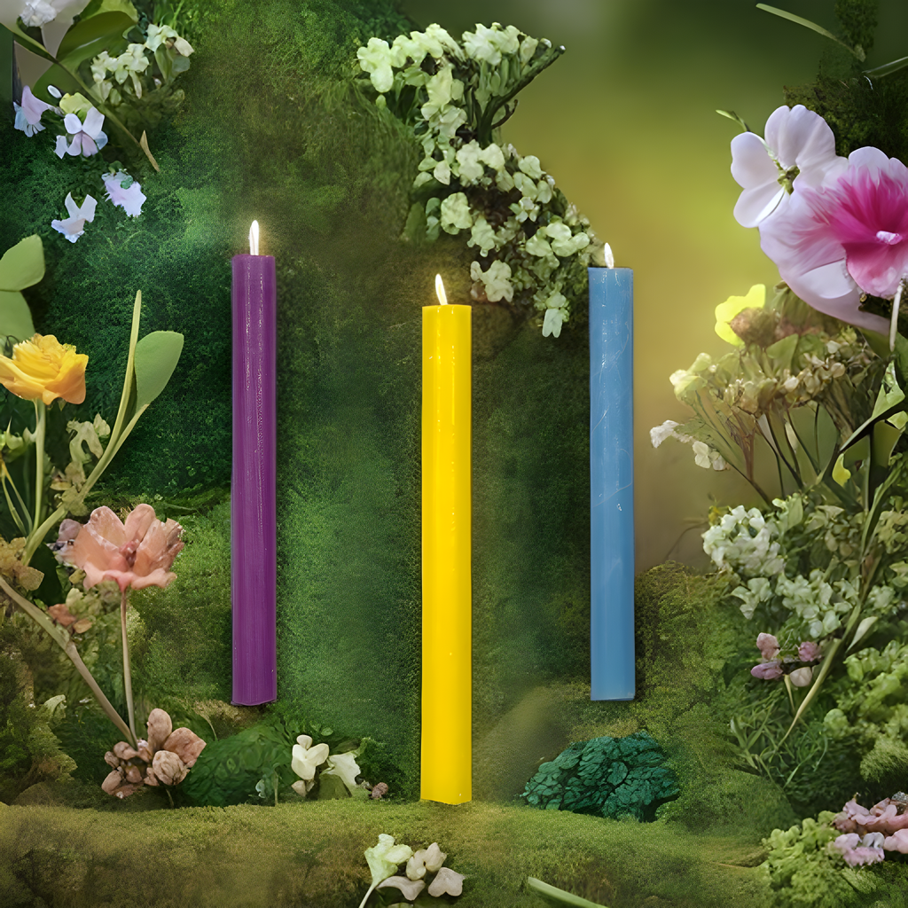 Velas de colores