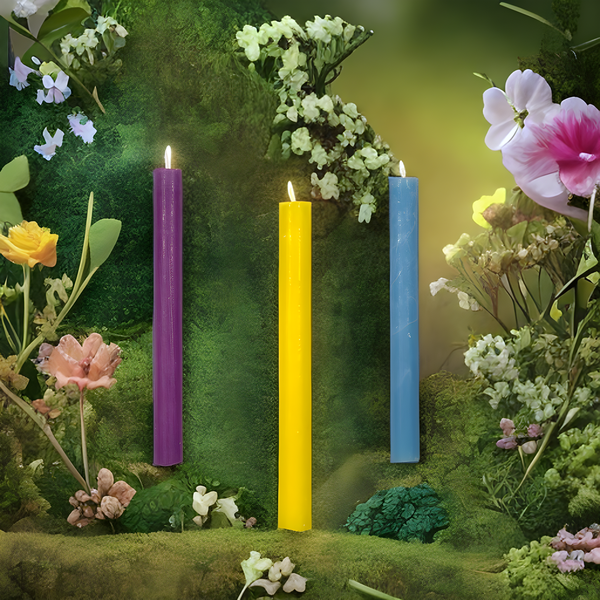 Velas de colores